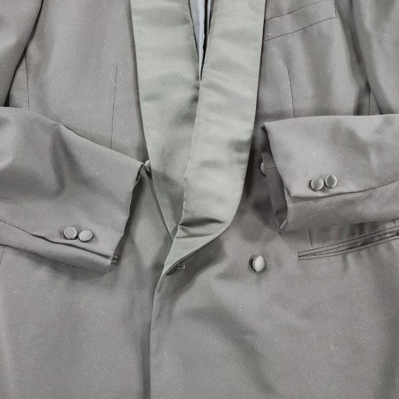 Ermenegildo Zegna Wool Black Tuxedo Blazer Jacket - Picture 2 of 7